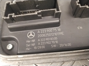 Mercedes Benz S-Class 223 (2020–2026) Light control module A2239007518 - 3