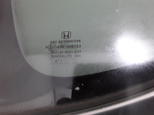 Honda CR-V (2012–2016) Aizmugurējā spārna sānu stikls 73562T0A003 - 2