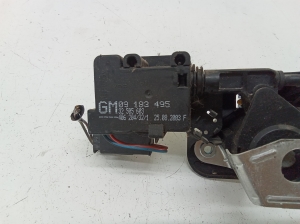 Opel Meriva (2003–2010) Trunk lid lock cylinder 09183495 - 2