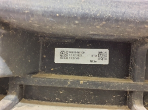 Hyundai Tucson (2015–2026) Rear bumper reinforcement 86630N7100 - 2