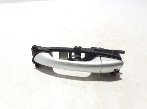   Front door external opening handle and its details  -  