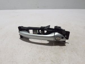 Front door external opening handle and its details