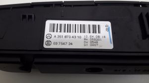 Mercedes Benz R-Class 251 (2006–2017) Hazard light switch A2518704310 - 2