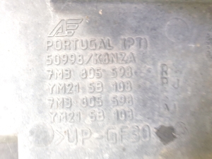 Volkswagen Sharan (1995–2010) Schlossträger und seine Teile (Frontmaske) 7M3805598 - 5