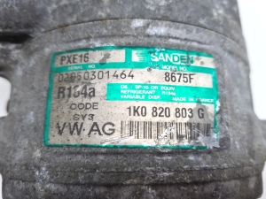 Volkswagen Touran I (2003–2010) A/C compressor 1K0820803G - 6