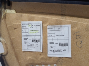Mercedes Benz SLK-Class 171 (2004–2011) Front door panel A1717209062 - 3