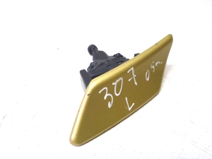 Peugeot 307 I (2000–2009) Front bumper headlight washer cap 9637546177 - 2