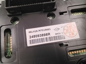 RENAULT Trafic lV (2022–2026) Instrument cluster 248093898R - 2