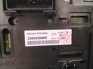 RENAULT Trafic lV (2022–2026) Mērinstrumentu panelis 248093898R - 2