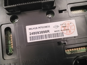 RENAULT Trafic lV (2022–2026) Instrument cluster 248093898R - 3