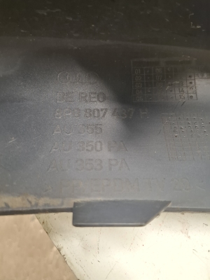 AUDI A3 8P (2003–2012) Front bumper 8P0807437H - 3