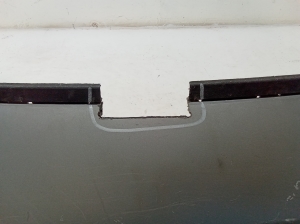 Hyundai Santa Fe (2012–2018) Rear bumper lower spoiler 866122W500 - 3