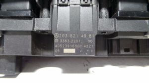 Mercedes Benz CLC-Class 203 (2001–2007) Hazard light switch A2038214981 - 3