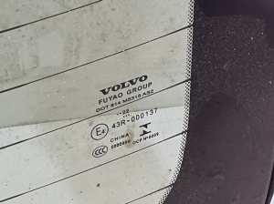 VOLVO S60 III (2018–2026) Aizmugures stikls 32368757 - 3