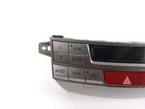 Subaru Legacy V (2009–2014) Heater control panel 72311AJ030 - 3
