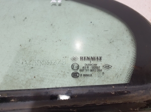 RENAULT Fluence (2009–2017) Aizmugurējo sānu durvju trīsstūrveida stikls 822210011R - 3
