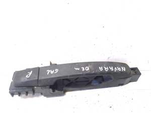 NISSAN Navara (2005–2015) Rear side door exterior handle and its parts 80610EB300 - 2