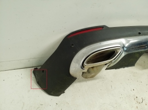 Mercedes Benz GLC-Class 253 (2015–2019) Rear bumper lower spoiler A2538851825 - 2