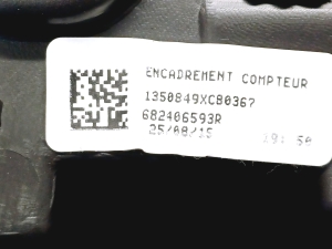 RENAULT Espace V (2014–2026) Instrument cluster trim 682406593R - 5
