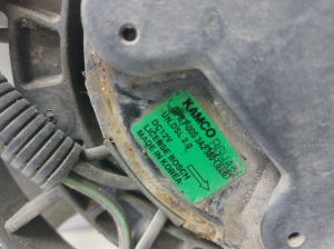 Kia Carens (2006–2013) Salona ventilators 253801DXXX - 2