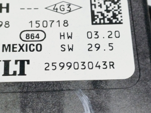 RENAULT Espace V (2014–2026) Parking system control unit 259903043R - 2