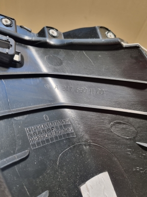 Mercedes Benz B-Class 247 (2018–2026) Trunk side trim panel A2476901100 - 4