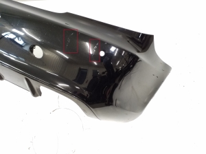Mercedes Benz SLK-Class 171 (2004–2011) Heckstoßstange A1718800040 - 6