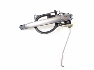 Rear side door exterior handle and its parts