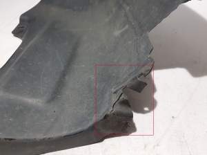 Skoda Fabia (2018–2021) Front wheel arch liner 6V0809962A - 4