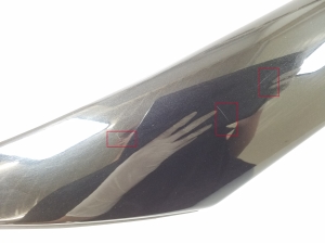 Mercedes Benz SLK-Class 171 (2004–2011) Windshield pillar outer molding A1716900139 - 2