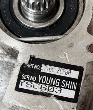 Hyundai Elantra (2000–2006) Servopumpe 5710020200 - 4