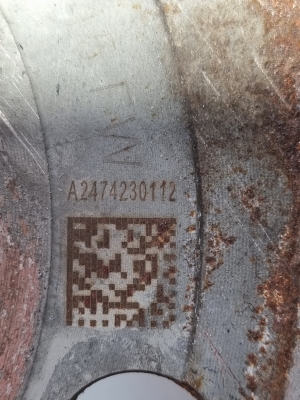 Mercedes Benz B-Class 247 (2018–2026) Rear brake disc A2474230112 - 2