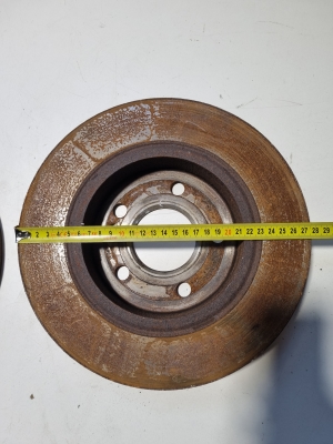 Mercedes Benz B-Class 247 (2018–2026) Rear brake disc A2474230112 - 3