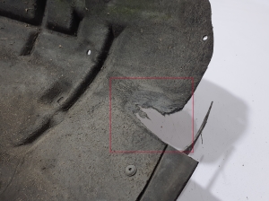AUDI A5 (2007–2016) Front wheel arch liner 8T0821171M - 3
