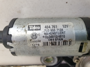 Volkswagen Touareg I (2002–2010) Heckwischermotor 7L0955712A - 2