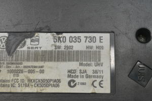 Skoda Octavia II (2004–2013) Bluetooth-Modul 5K0035730E - 3
