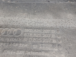 AUDI A5 (2007–2016) Unterbodenschutz 8F0825207B - 3