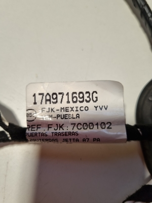 Volkswagen Jetta VII (2021–2026) Salongi juhtmestik 17A971693G - 2