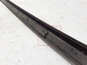 Porsche Cayenne (2010–2017) Windshield pillar outer molding 7P5854327A - 2