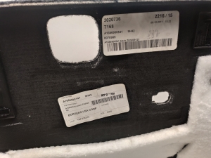 Mercedes Benz ML-Class 166 (2011–2015) Trunk side trim panel A1666900141 - 2