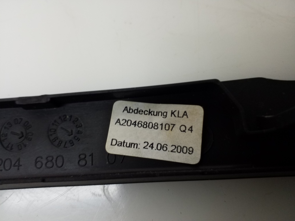 MERCEDES-BENZ GLK-Class X204 (2008-2015) Andre interiørdeler A2046808107 20302152