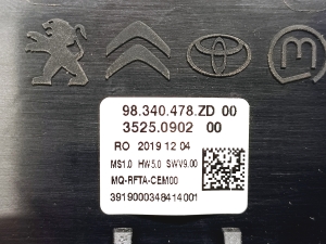 Citroen SpaceTourer I (2016–2026) A/C switch 98340478ZD - 3
