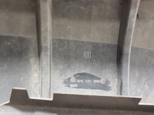 Volkswagen Touareg II (2010–2018) Luftleitblech für den Kühler 7P6121293E - 4