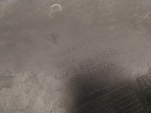 Porsche Cayenne (2010–2017) Vējstikla tīrītāju mehānisma apdare pie stikla 7P5819175B - 3