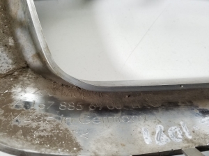 Mercedes Benz GLE-Class 167 (2019–2026) Rear bumper chrome trim A1678856900 - 2