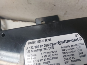 Mercedes Benz ML-Class 166 (2011–2015) Control unit A1729008206 - 3