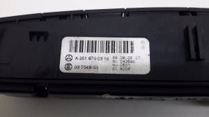 Mercedes Benz R-Class 251 (2006–2017) Hazard light switch A2518700310 - 3