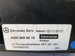 Mercedes Benz ML-Class 166 (2011–2015) Other vacuum part A0008005519 - 4
