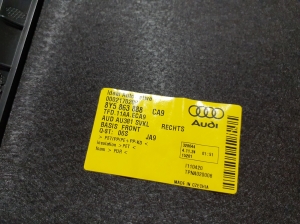 AUDI A3 8Y (2020–2026) Trunk side trim panel 8Y5863888 - 2