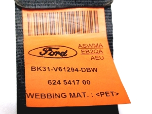 Ford Transit (2012–2026) Front seat belt BK31V61294DBW - 3